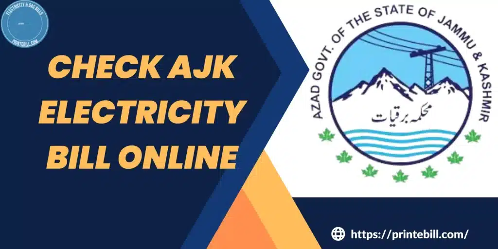 AJK Duplicate Bill Online