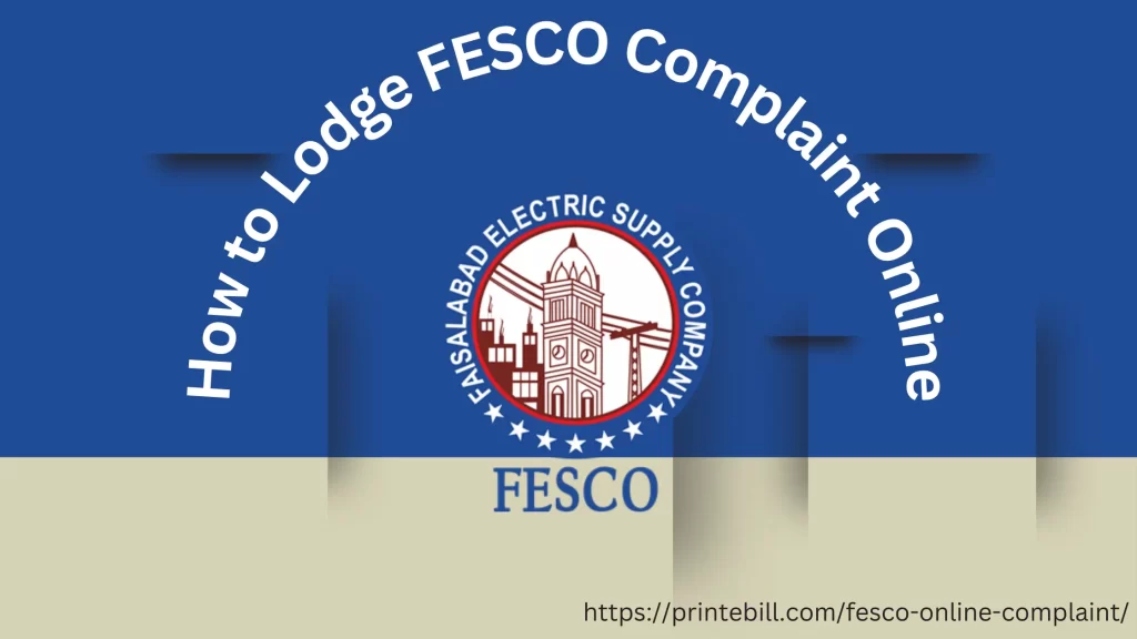FESCO Online Complaint