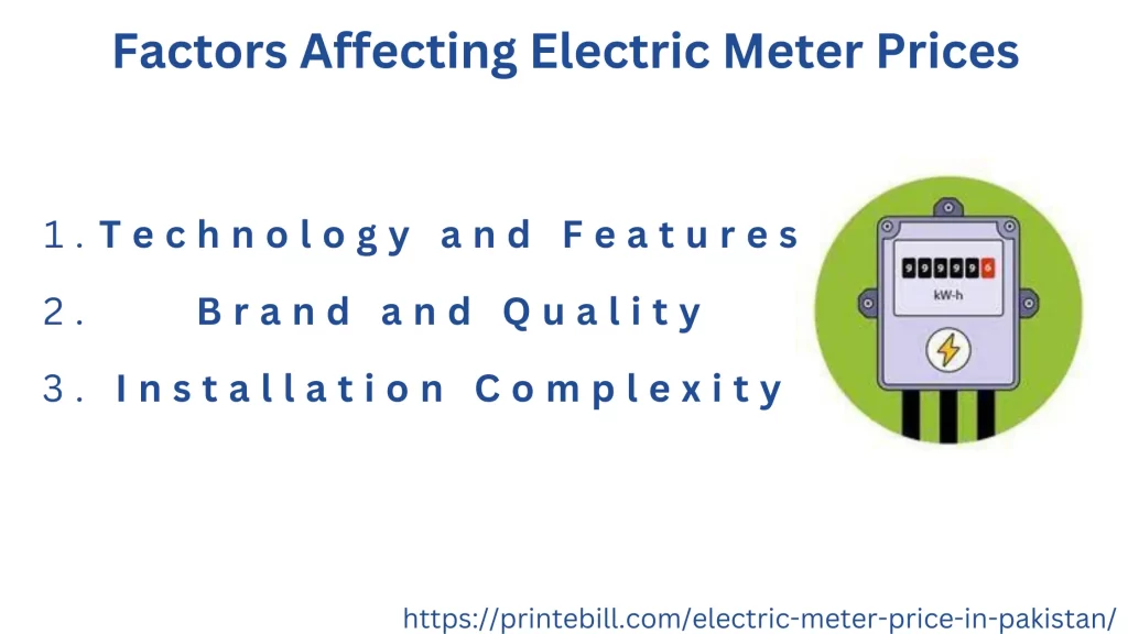 Factors Affecting Electric Meter Prices