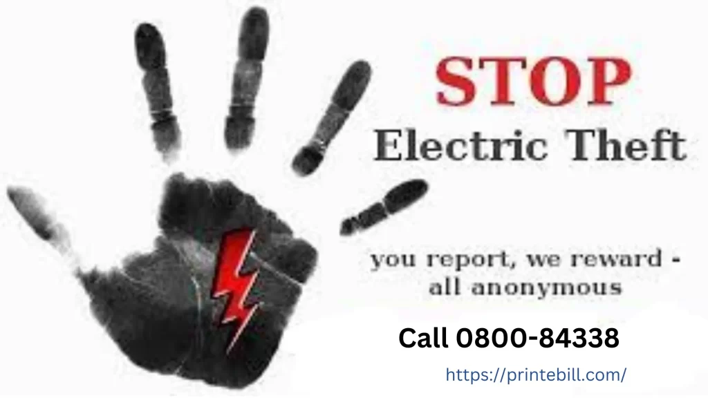 Reporting Electricity theft
